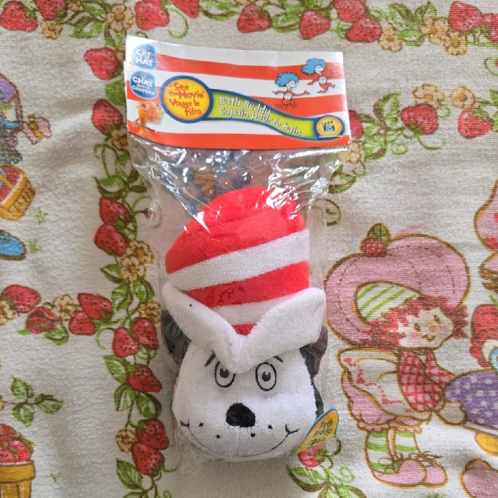 Vintage Y2k Dr Seuss The Cat In The Hat Bath Buddy